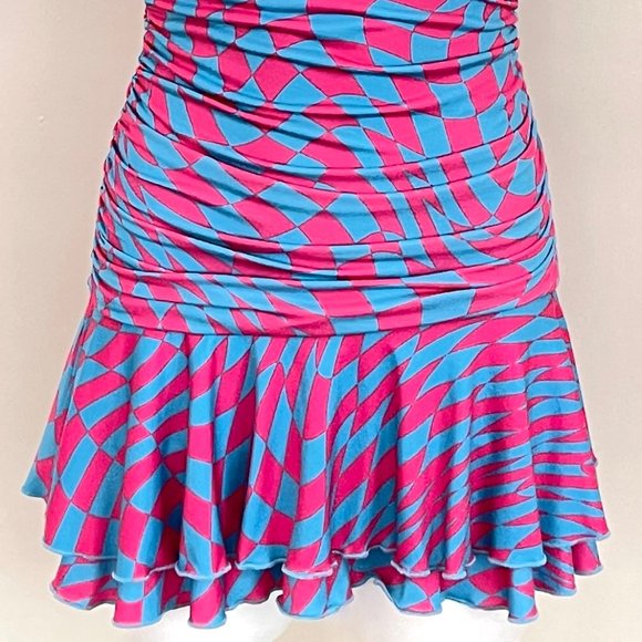 NWOT Dolls kill halter ruched dress S - Picture 5 of 8